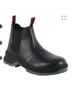 Sepatu Ankle Boots With Elastic Sides Black Art 7110h (Cheetah)
